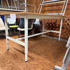 サカエ　作業台　高さ調整可能　幅180　奥90　高さ74---94ｃｍの画像