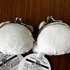 【新品】ちいかわ可愛いリボン付きミニがまぐち2個セットの画像