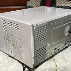 シャープ　電子レンジ　オーブン機能付き　ホワイト　１５Ｌ　ターンテーブル　２０１６年製　ＲＥ－Ｓ５Ｄの画像