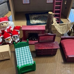 シルバニアファミリー他クリスマスセットの画像