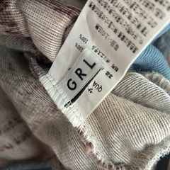 【GRL】フリース チェック柄 トレーナーの画像