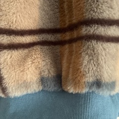 【GRL】フリース チェック柄 トレーナーの画像