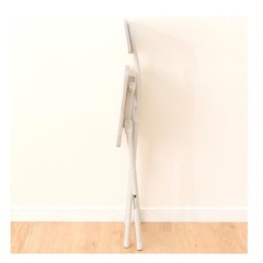 【美品】ニトリ折りたたみチェア(XB1 7530 ホワイトウォッシュ) Nポルダシリーズ 商品コード   8700502の画像