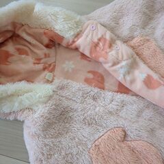 アプレレクールのピンクポンチョ80の画像