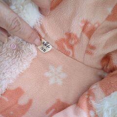 アプレレクールのピンクポンチョ80の画像