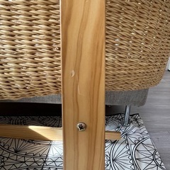 ベビーベッド　
ボルガクーファン　スタンド付きの画像