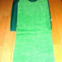 ゴルフボール　中古　9個　 パターマット　練習器具　ゴルフ　長さ2.4m　幅　30cmの画像