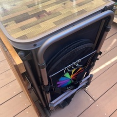 キャンプ　キッチンテーブルの画像