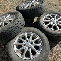 14インチアルミ、タイヤつき付きの画像