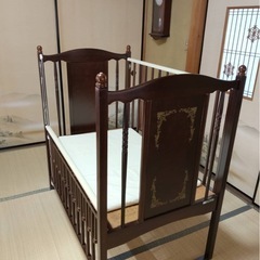 木製ベビーベッド(ﾟ∀ﾟ)の画像