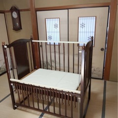 木製ベビーベッド(ﾟ∀ﾟ)の画像