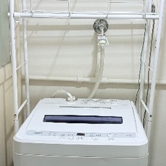 アクアAQW-S60A(W) 　洗濯機&洗濯機ラックの画像