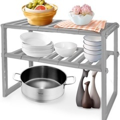 シンク下　収納ラックの画像