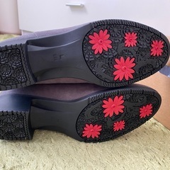 【新品】防水　ロングブーツ　スエード　ファーの画像