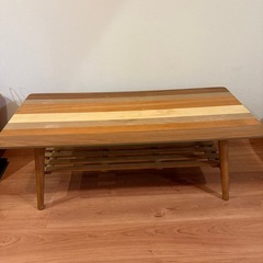 ［無料0円］定価1万円以上　センターテーブル　大川家具の画像