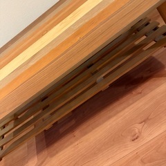 ［無料0円］定価1万円以上　センターテーブル　大川家具の画像