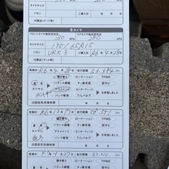 スタッドレスタイヤ＋ホイール4本セットの画像