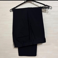 UNIQLO ユニクロ　ネイビー ビジネスセットアップの画像