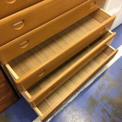 ★リユースのサカイ横浜南店★YM1680  タンス7段 ブラウン W101×D46×H121 クリーニング済みの画像