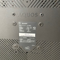 SHARP 液晶テレビ（AQUOS) 26V
の画像
