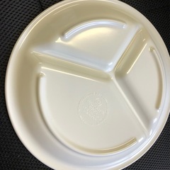 仕切りプレート　丸皿　ワンプレート皿の画像