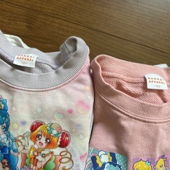 プリキュア長袖2枚サイズ120の画像
