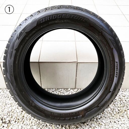 バリ山 中古スタッドレスタイヤ BRIDGESTONE ブリヂストン BLIZZAK DM-V2 275/50R20 113Q 4本セット 冬用タイヤ 8分山
