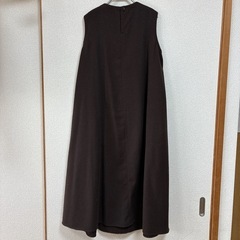 無印良品　ワンピース　XS 茶色の画像