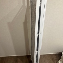 相談中 折りたたみスチールラック キャスター付 ホワイトの画像