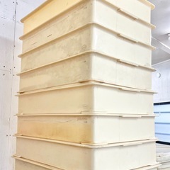 セキスイ ばんじゅう 番重 フードコンテナ 大量 まとめ売り ケーキ屋 中古品の画像