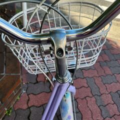 【中古】子ども自転車 24インチ　変速ありの画像