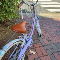 【中古】子ども自転車 24インチ　変速ありの画像