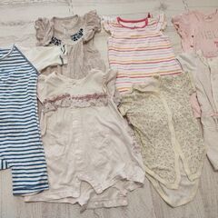 ロンパースサイズ60〜80/14点の画像