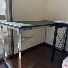 【引き取り限定】ワークデスク 120×60cm ブラック　3000円の画像