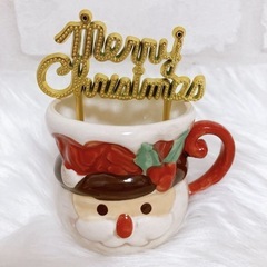 サンタクロース＆クリスマスブーツ☆陶器の入れ物☆インテリア小物☆ディスプレイ☆2個セット＋オマケの画像