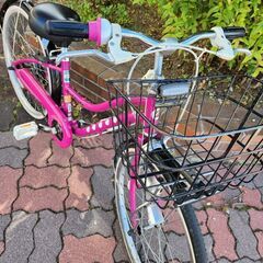 【中古】子ども自転車 22インチ　変速なしの画像