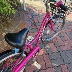 【中古】子ども自転車 22インチ　変速なしの画像