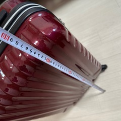 キャリーケースあかいろ赤色の画像
