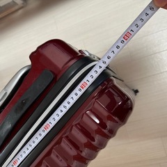 キャリーケースあかいろ赤色の画像
