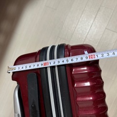 キャリーケースあかいろ赤色の画像