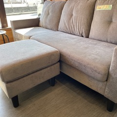 配達可【3人掛けソファ】【グレー】クリーニング済み【管理番号1206】野の画像