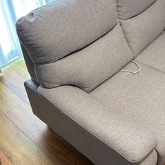 ニトリ  2人掛けソファ 布張りタイプ の画像