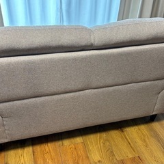 ニトリ  2人掛けソファ 布張りタイプ の画像