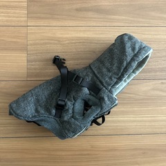 Amoor  犬用　パーカー　ハーネス　防寒着　メランジ　グレー　裏起毛の画像