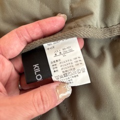 リバーシブルロングコート　アウター　レディースの画像