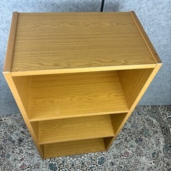 【片付けの強い味方】3段カラーボックスの画像