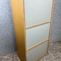 【片付けの強い味方】3段カラーボックスの画像