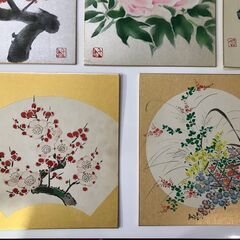 株式会社千總　絵色紙　京友禅染の摺りの技法、手摺り　7枚の画像