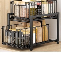 キッチンシンク下ラックの画像