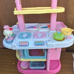 ハローキティキッチンおママゴトセットの画像